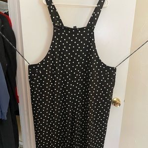 3X Forever21+ Polka Dot Overalls NWT